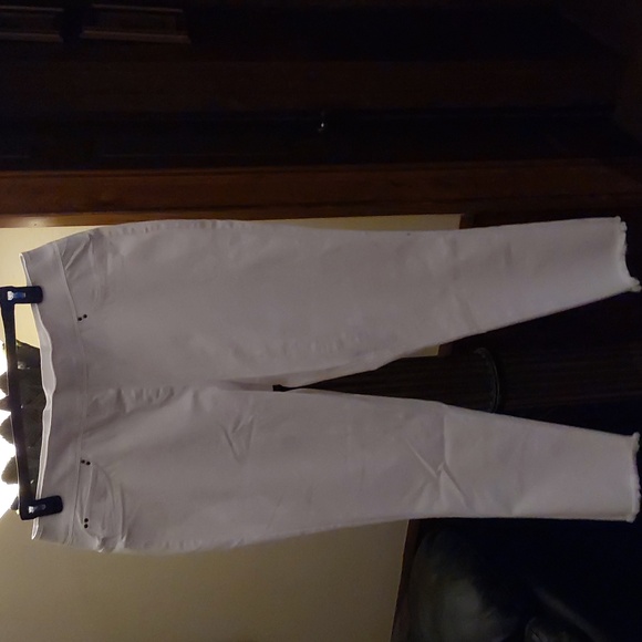 Summer or Spring White Ultra Denim 360/ 4Way Stretch Pants - Picture 1 of 9